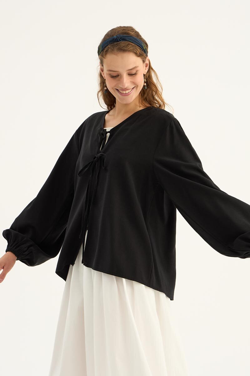 Balon Kollu Kimono