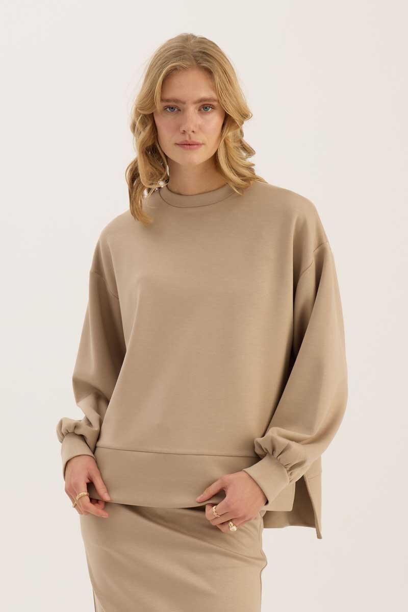 Balon Kollu Sweatshirt